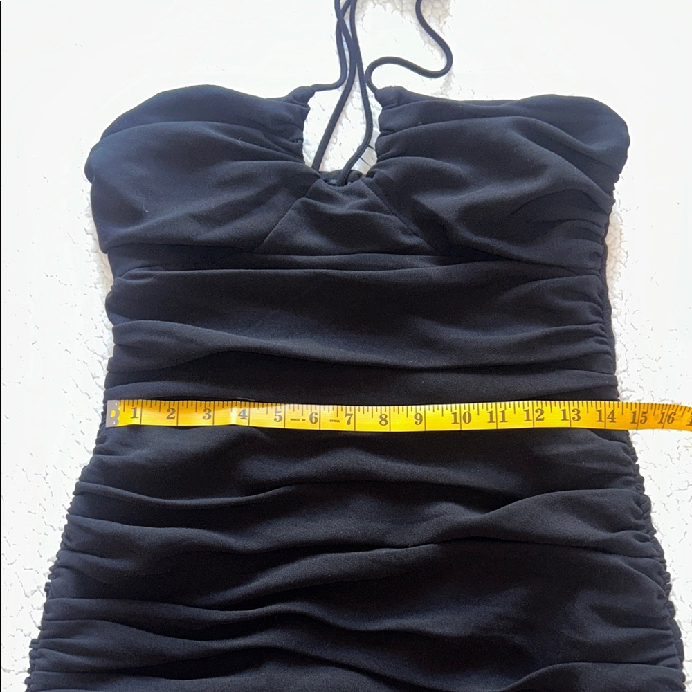 Zara Chic Black Strapless Mini Dress - Picture 10 of 15